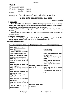 Giáo án Toán 6 - Tuần 1 đến tuần 6