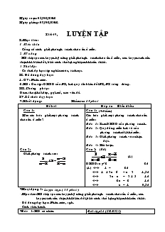 Giáo án Toán học lớp 6 - Tiết 49: Luyện tập