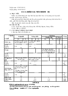 Giáo án Toán học lớp 6 - Tiết 56: Kiểm tra viết chương III