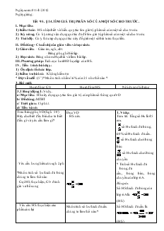 Giáo án Toán học lớp 6 - Tiết 95 - Bài 14: Tìm giá trị phân số của một số cho trước
