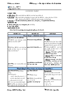 Giáo án Toán lớp 6 - Tuần 13, tiết 35