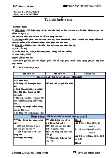 Giáo án Toán lớp 6 - Tuần 18, tiết 53