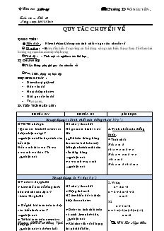 Giáo án Toán lớp 6 - Tuần 20, tiết 59