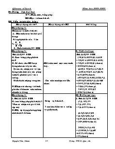 Giáo án Toán học lớp 6 - Năm 2008 - 2009