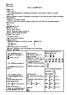 Giáo án Toán học lớp 6 - Tiết 74: Luyện tập 2