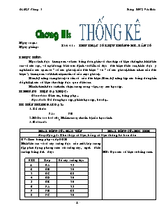 Giáo án Toán học lớp 7 - Chương III