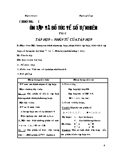 Giáo án Toán 6 - Hình học