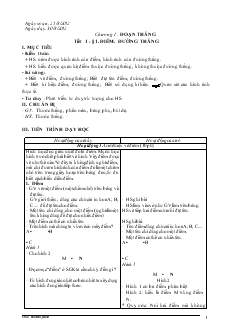 Giáo án Toán 6 - Kỳ I