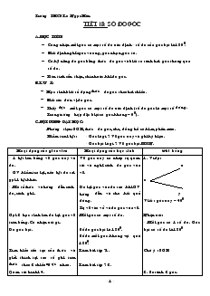 Giáo án Toán 6 - Số học - Hoc kỳ II - Tiết 18, 19