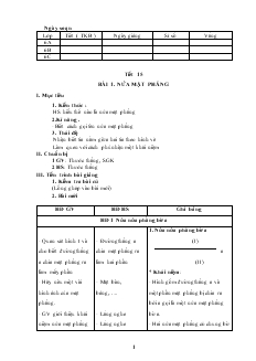 Giáo án Toán 6 - Tiết 15 đến tiết 27