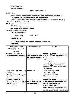 Giáo án Toán 6 - Tiết 23: Luyện tập