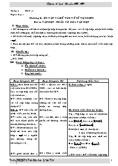 Giáo án Toán 6 (Trọn bộ)