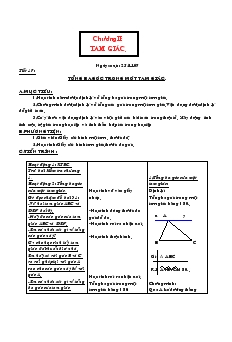 Giáo án Toán 7 - Hình học - Chương 2