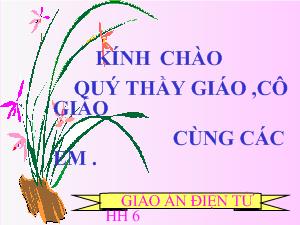 Giáo án Toán học lớp 6 - Hình học - Tiết 9: Khi nào thì am + mb = ab