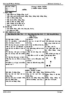 Giáo án Toán học lớp 6 - Hình học - Tuần 1 đến tuần 31