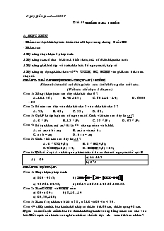 Giáo án Toán lớp 6 - Tiết 39: Kiểm tra 1 tiết