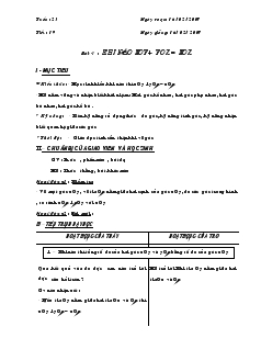 Giáo án Toán lớp 6 - Tuần: 23 - Tiết: 19 - Bài 4