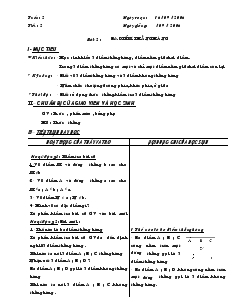 Giáo án Toán lớp 6 - Tuần: 2 - Tiết: 2 - Bài 2: Ba điểm thẳng hàng