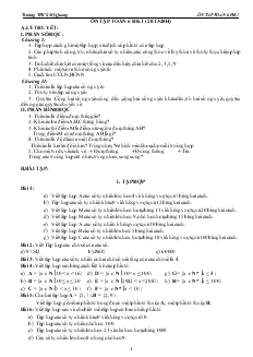 Ôn tập toán 6 học kỳ 1 (2013 - 2014)