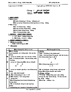 Giáo án Hình 6 - Trường THCS Thôm Mòn