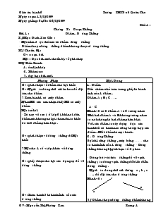 Giáo án hình 6 - Trường THCS xã Quân Chu