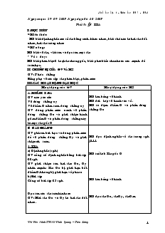 Giáo án Toán học lớp 6 - Hình học - Tiết 5 - Bài 5: Tia