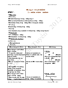 Giáo án Toán học lớp 6 - Hình học (Trọn bộ) - Trường THCS Tân Thịnh