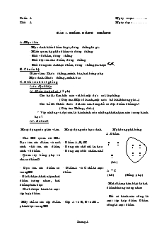 Giáo án Toán học lớp 6 - Hình học - Tuần 1 đến tuần 32