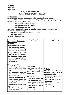 Giáo án Toán học lớp 6 - Hình học - Tuần 1 đến tuần 5