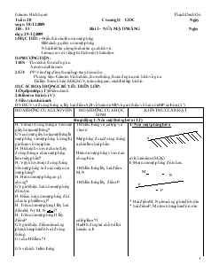 Giáo án Toán học lớp 6 - Hình học - Tuần 20 đến tuần 34