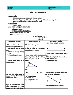 Giáo án Toán học lớp 6 - Hình học - Tuần 7