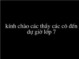 Bài giảng Toán 7 - Tuần 8 - Tiết 15 - Bài 10: Làm tròn số