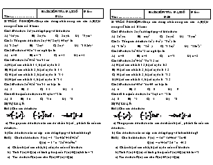 Bàì kiểm tra Đại số 7