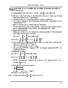 Giáo án bồi dưỡng Toán 7