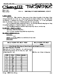 Giáo án đại số 7 chương III