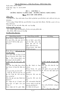 Giáo án Hình học 7 - THCS Giao Châu