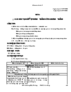 Giáo án Hình học 7 - Tiết 5: Các góc tạo bởi một đường thẳng cắt hai đường thẳng