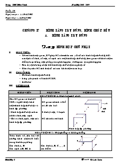 Giáo án Hình học 7 - Trường THCS Hoà Chính