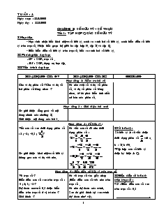 Giáo án Toán 6 - Tiết 1 đến tiết 70