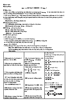 Giáo án Toán 6 - Tiết 21. Ôn tập chương I (tiếp)