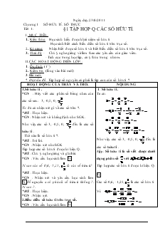 Giáo án Toán 7 (cả năm)