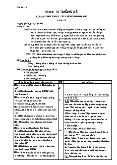 Giáo án Toán 7 - Đại số - Học kỳ II