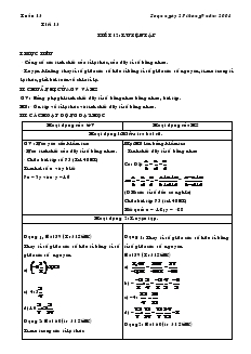 Giáo án Toán 7 - Đại số - Tiết 13: Luyện tập