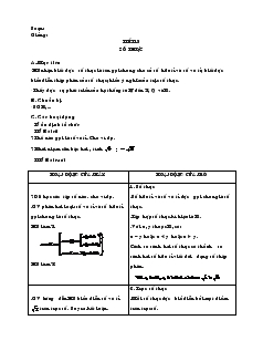 Giáo án Toán 7 - Đại số - Tiết 18: Số thực