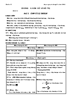 Giáo án Toán 7 - Đại số - Tiết 23: Đại lượng tỉ lệ thuận