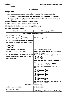 Giáo án Toán 7 - Đại số - Tiết 25: Luyện tập