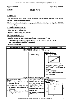 Giáo án Toán 7 - Đại số - Tiết 39, 40