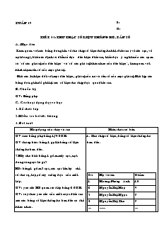 Giáo án Toán 7 - Đại số - Tiết 41 đến tiết 46