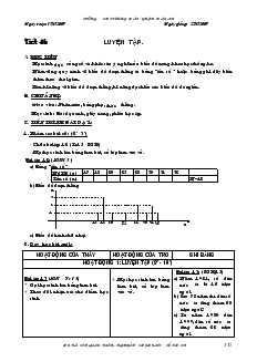 Giáo án Toán 7 - Đại số - Tiết 46, 47