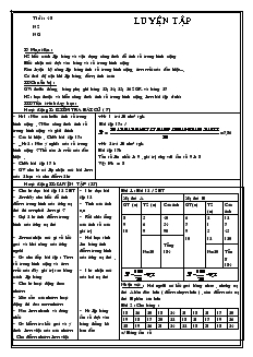 Giáo án Toán 7 - Đại số - Tiết 48: Luyện tập